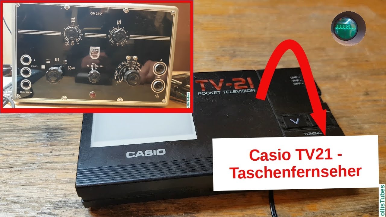 Aus den Tiefen des Kellers - Casio TV21 Taschenfernseher