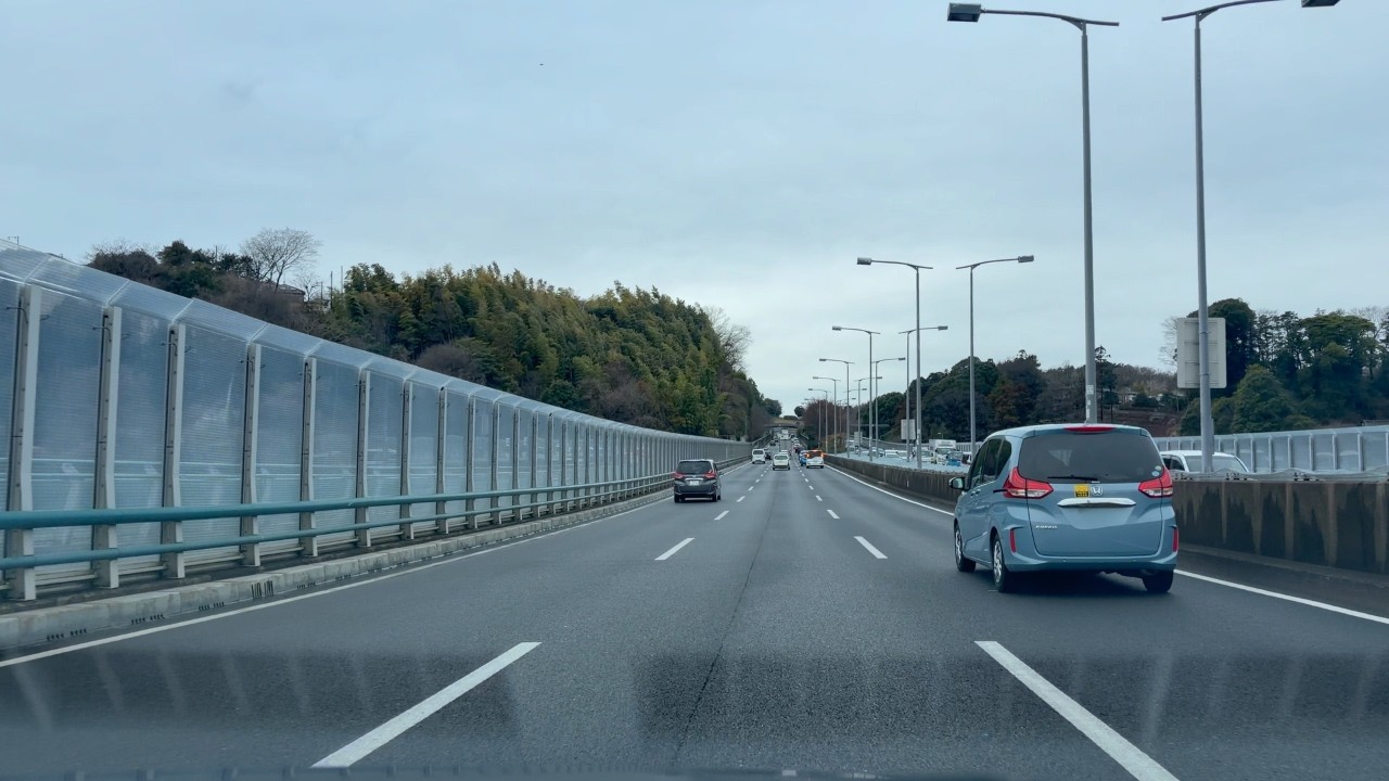 【4K】Japan Morning Drive | Kawasaki to Yokohama via Kanjo Route 2