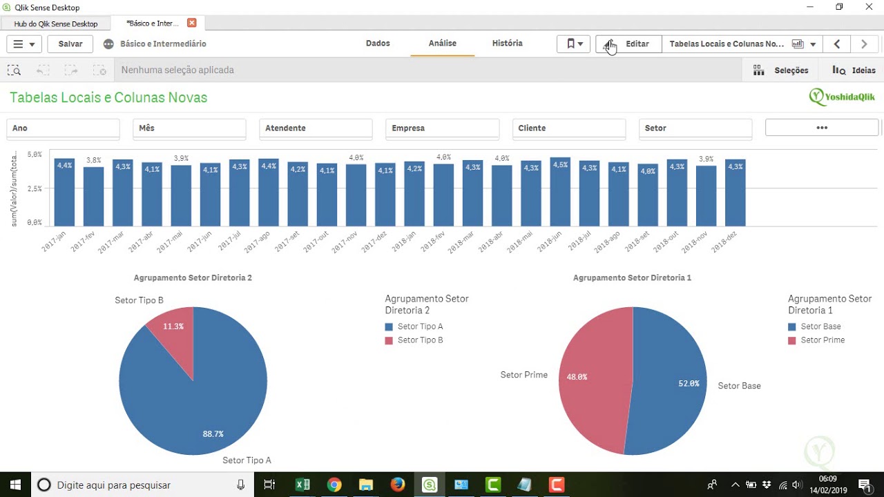 Tabelas Locais e Campos Calculados em Qlik Sense