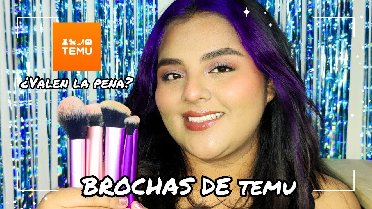 PROBANDO BROCHAS DE TEMU!! ¿Valen la pena? 😵‍💫