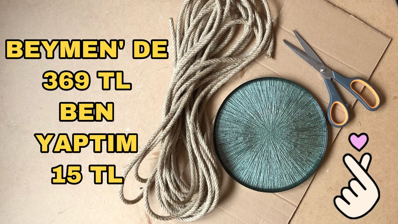 BEYMEN’DE 369 TL BEN YAPTIM 15 TL / Geri Dönüşüm / Kendin Yap / Diy