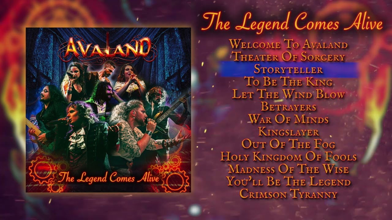 AVALAND - The Legend Comes Alive (Full Live Album) - 2025