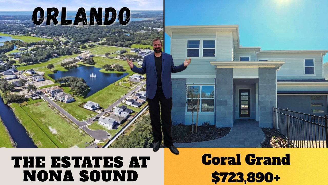 Pulte Homes, жилой комплекс The Estates at Nona Sound, модель Coral Grand, Орландо, Флорида.