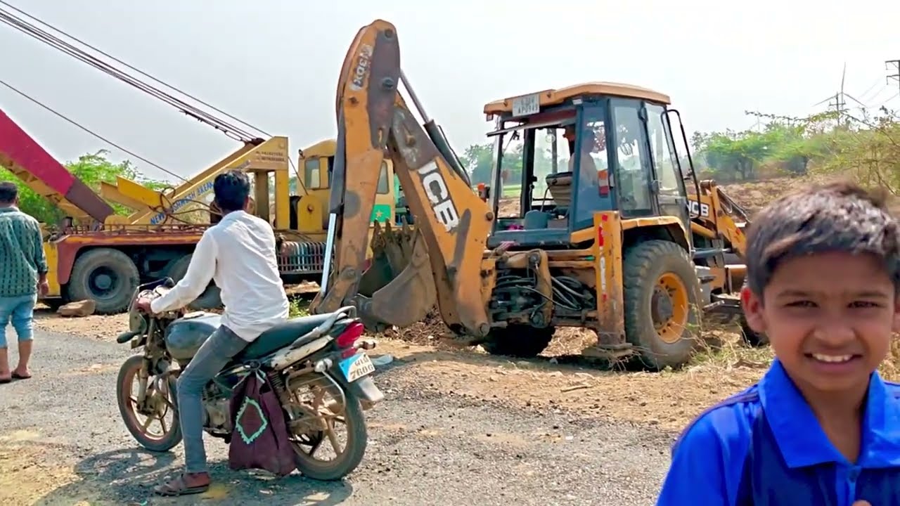 Jcb3dx Machine in TATA Truck loding mud#viral 