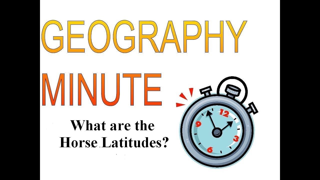 What are the Horse Latitudes?