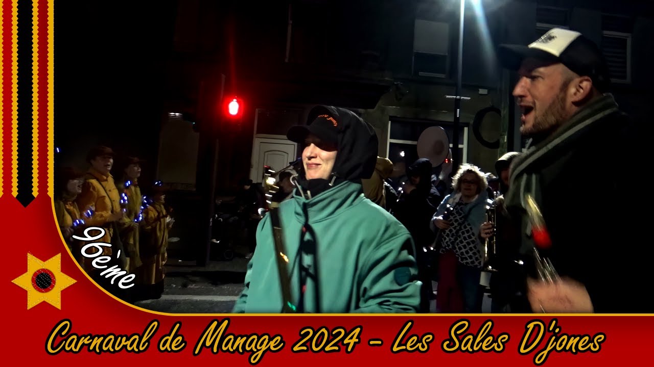 Carnaval de Manage 2024 - Les Sales D'jones - L'Ambulant (Chanté)
