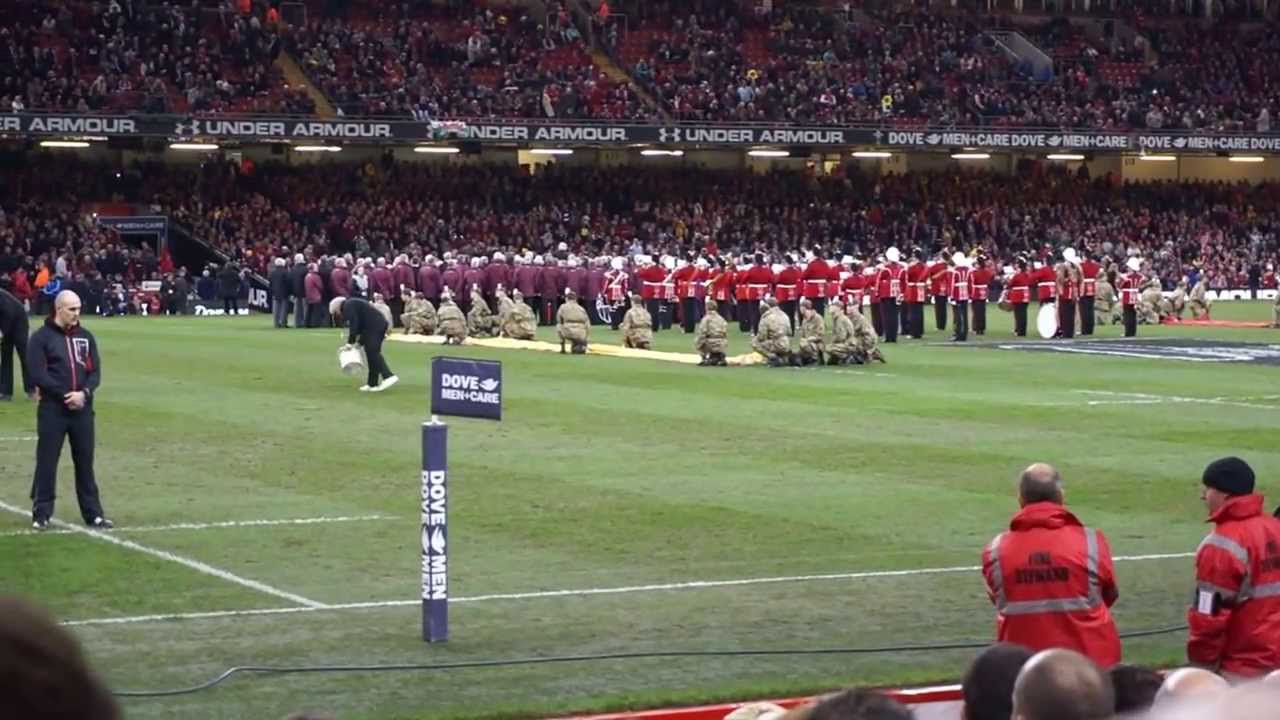 Cwm Rhondda sung at Millennium Stadium