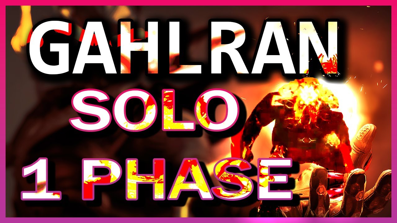 Solo 1 Phase GAHLRAN with Sunbracers in Lightfall