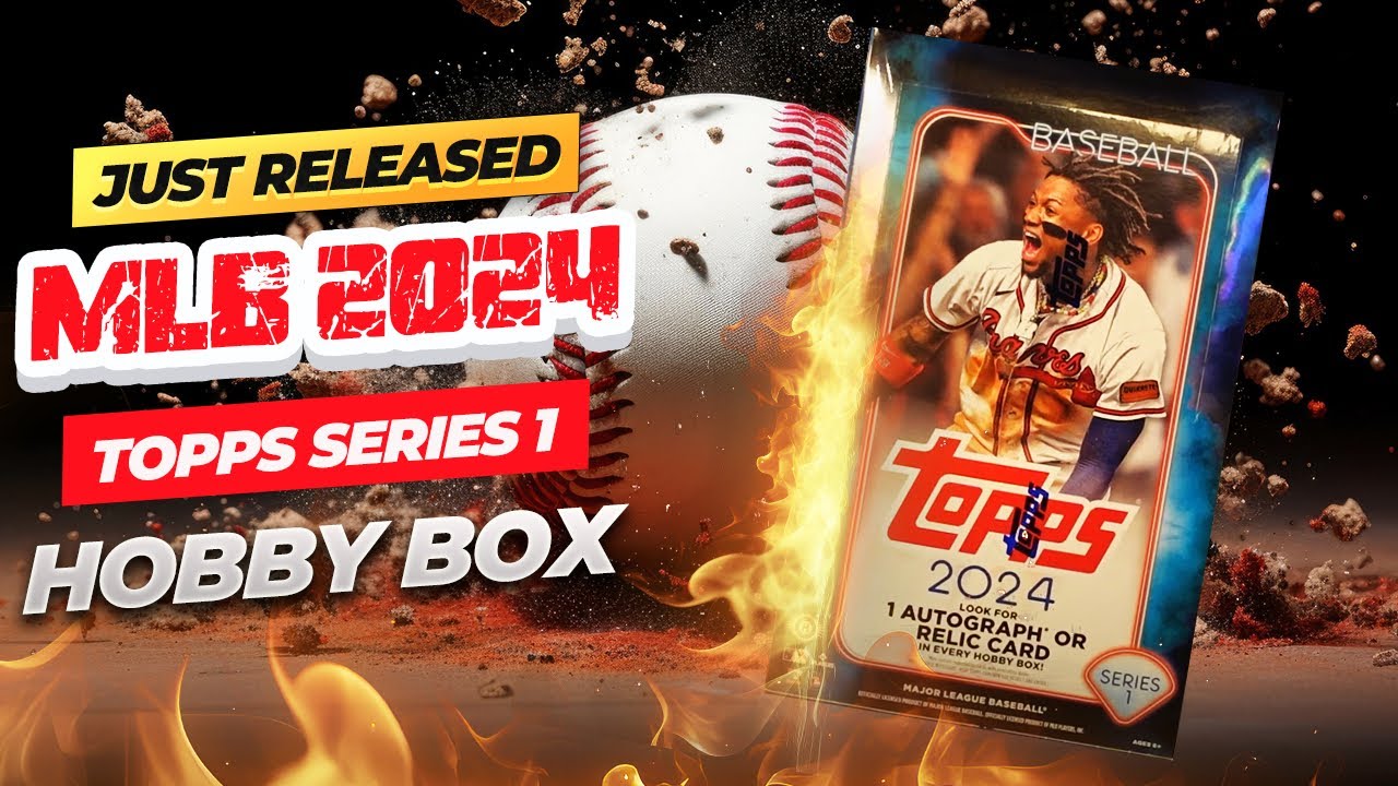 MLB 2024 Topps Series 1 Hobby Box Baseball Cards