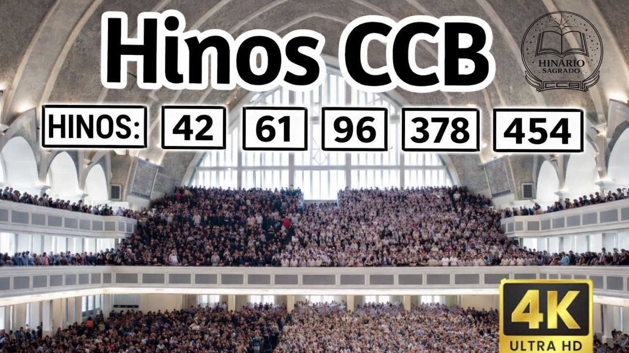 HINOS CCB QUE ARREPIAM 🙏 | 42, 61, 96, 378 e 454 | Cantados na Igreja