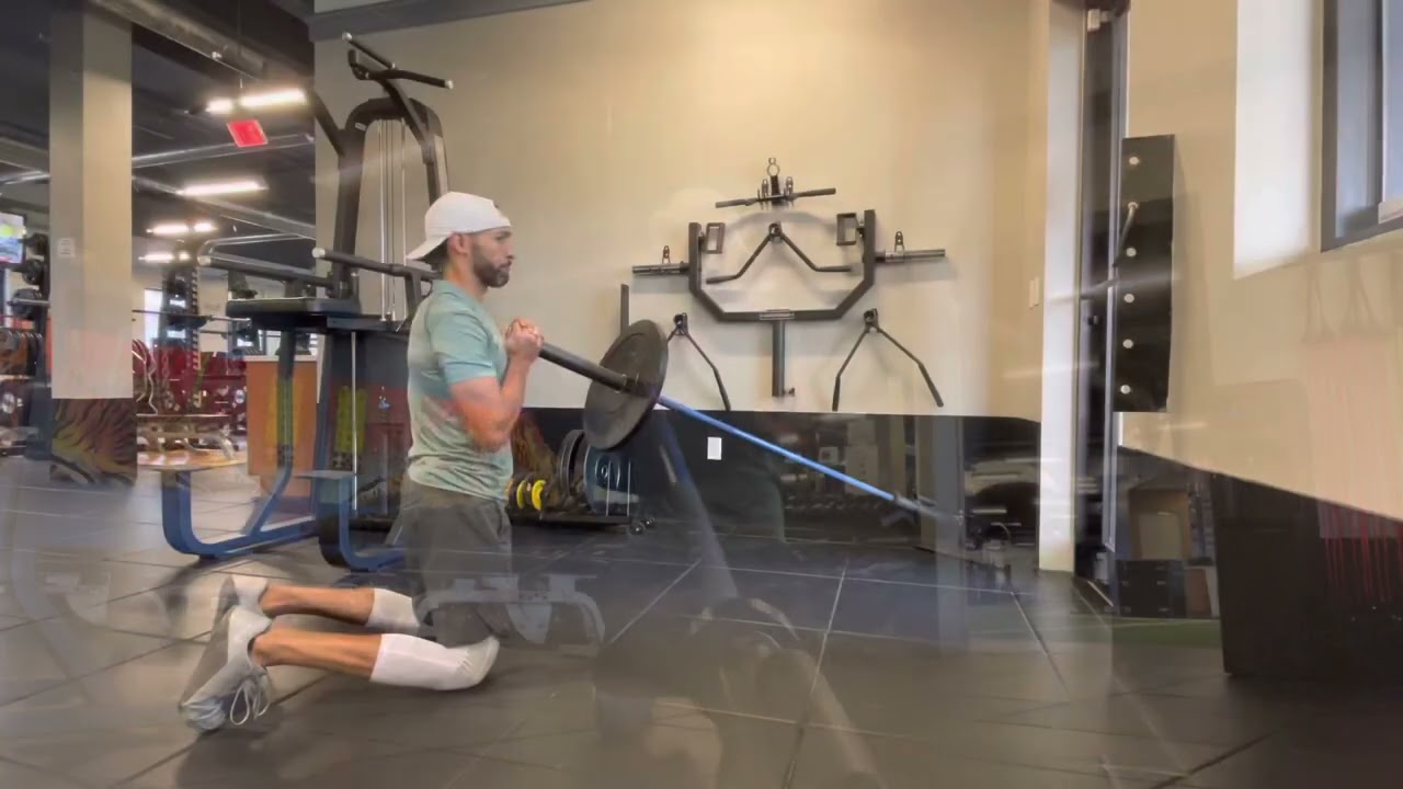 Tall-Kneeling Landmine Press Out