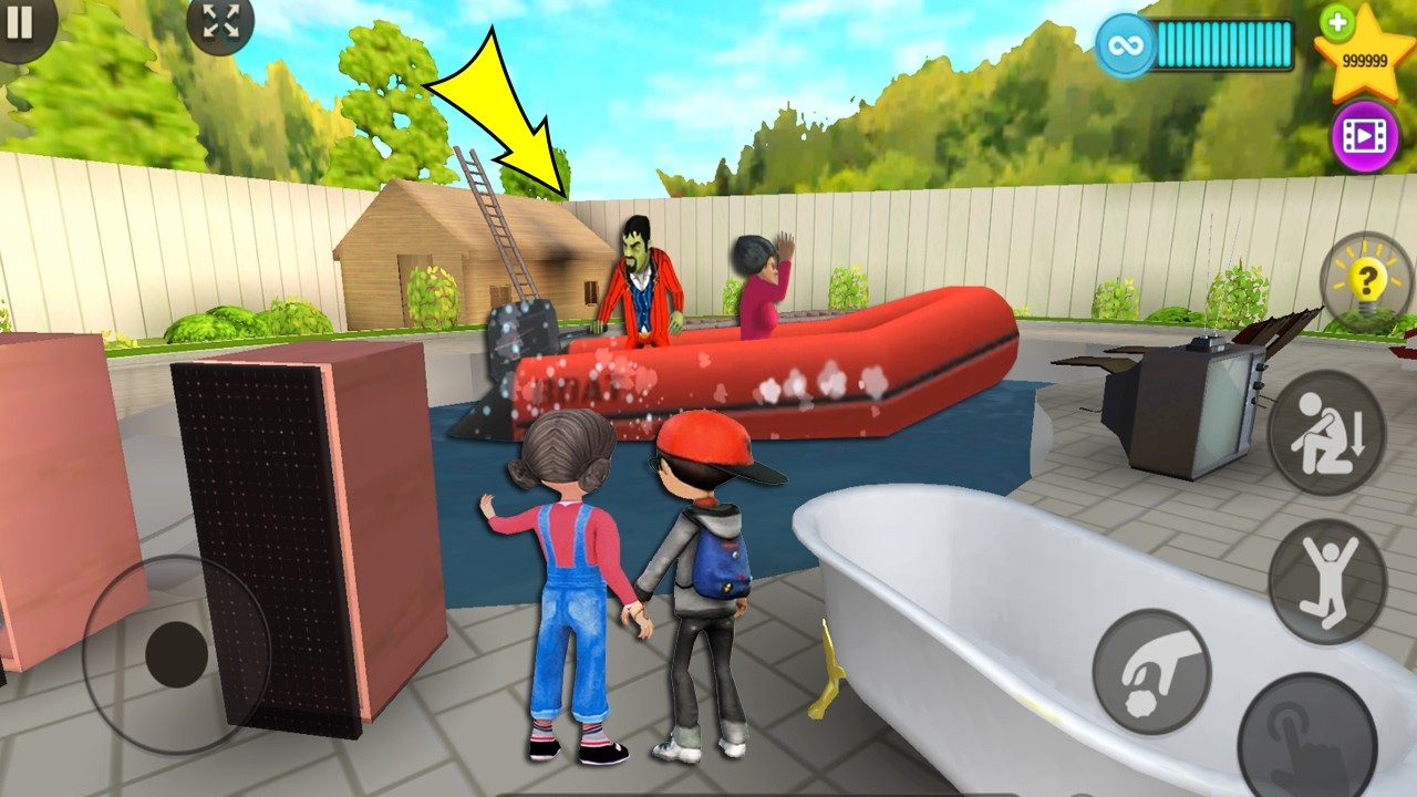 Scary Stranger 3D - Специальные уровни - Новое веселое видео каждый день, часть 1523 #scarystrang...