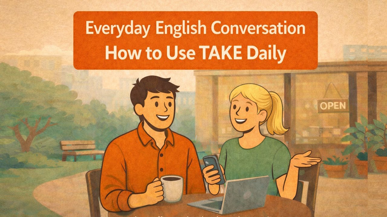Everyday English Conversation | How to Use TAKE Daily | English Conversation Practice