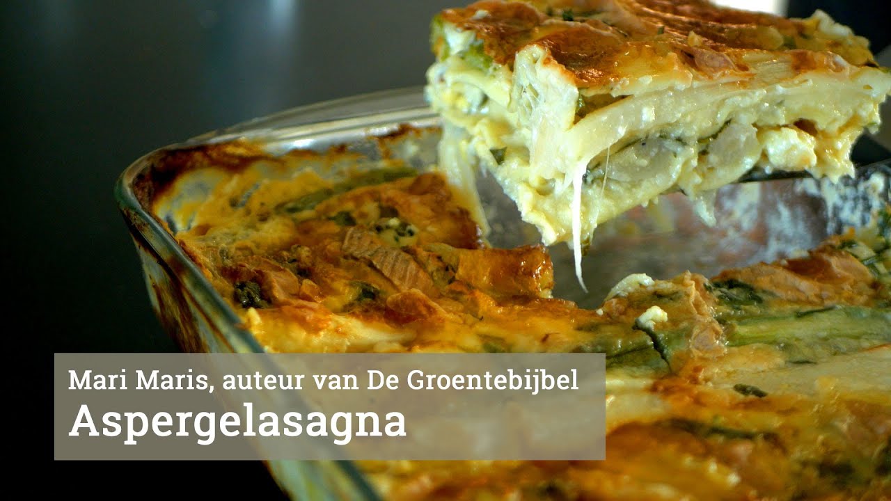 Aspergelasagna van Mari Maris