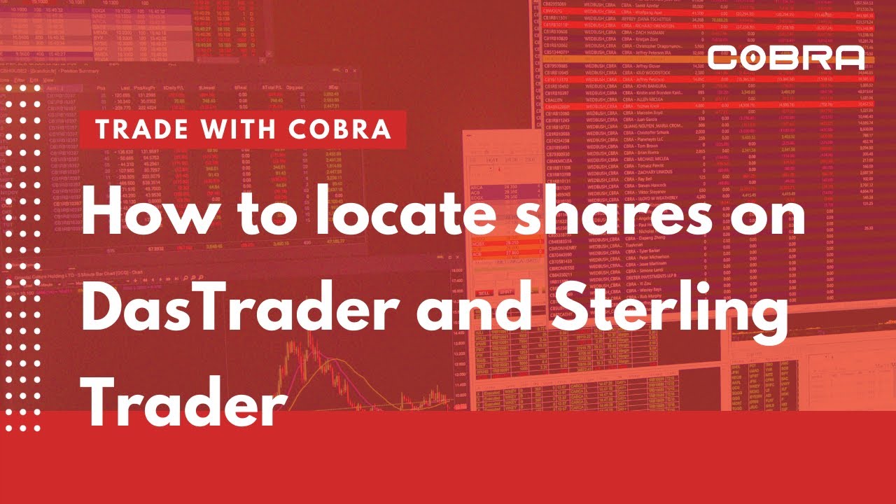 How to locate shares on DasTrader and Sterling Trader