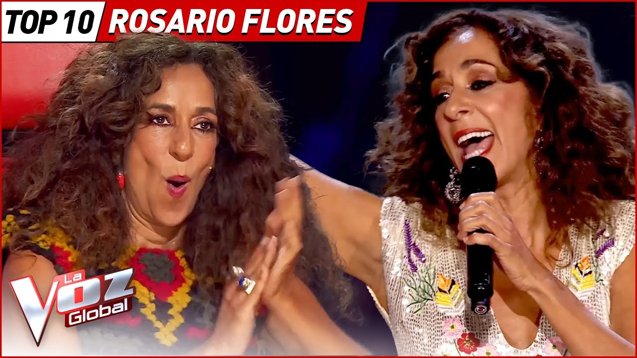 Lo MEJOR de ROSARIO FLORES en La Voz 💃