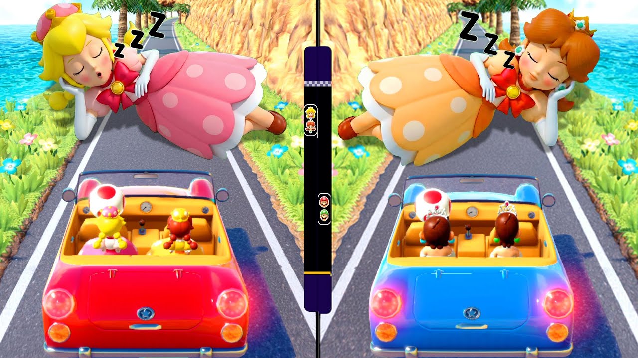 【マリオパーティシリーズ】最強タッグ決定戦！ピーチ ＆ デイジー VS マリオ ＆ ルイージ 4K UHD (2160P)