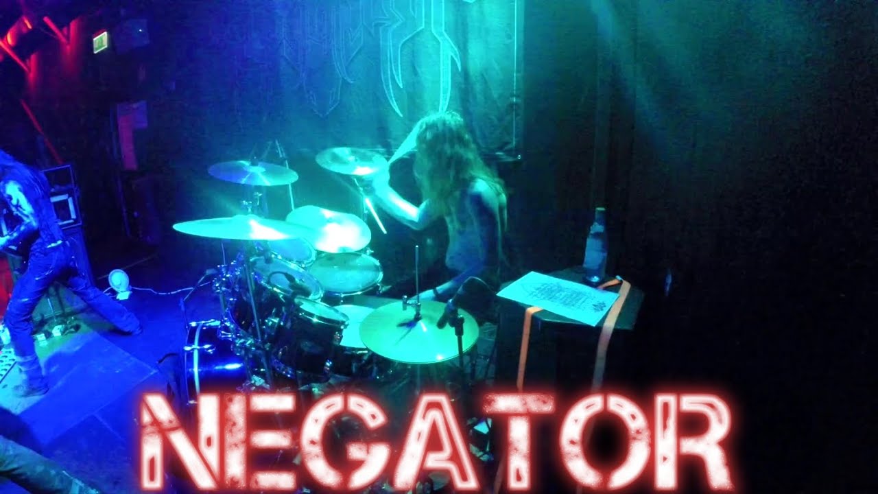 NEGATOR - DIGNITY OF WAR (Live Drumcam by Wanja "Nechtan" Gröger)