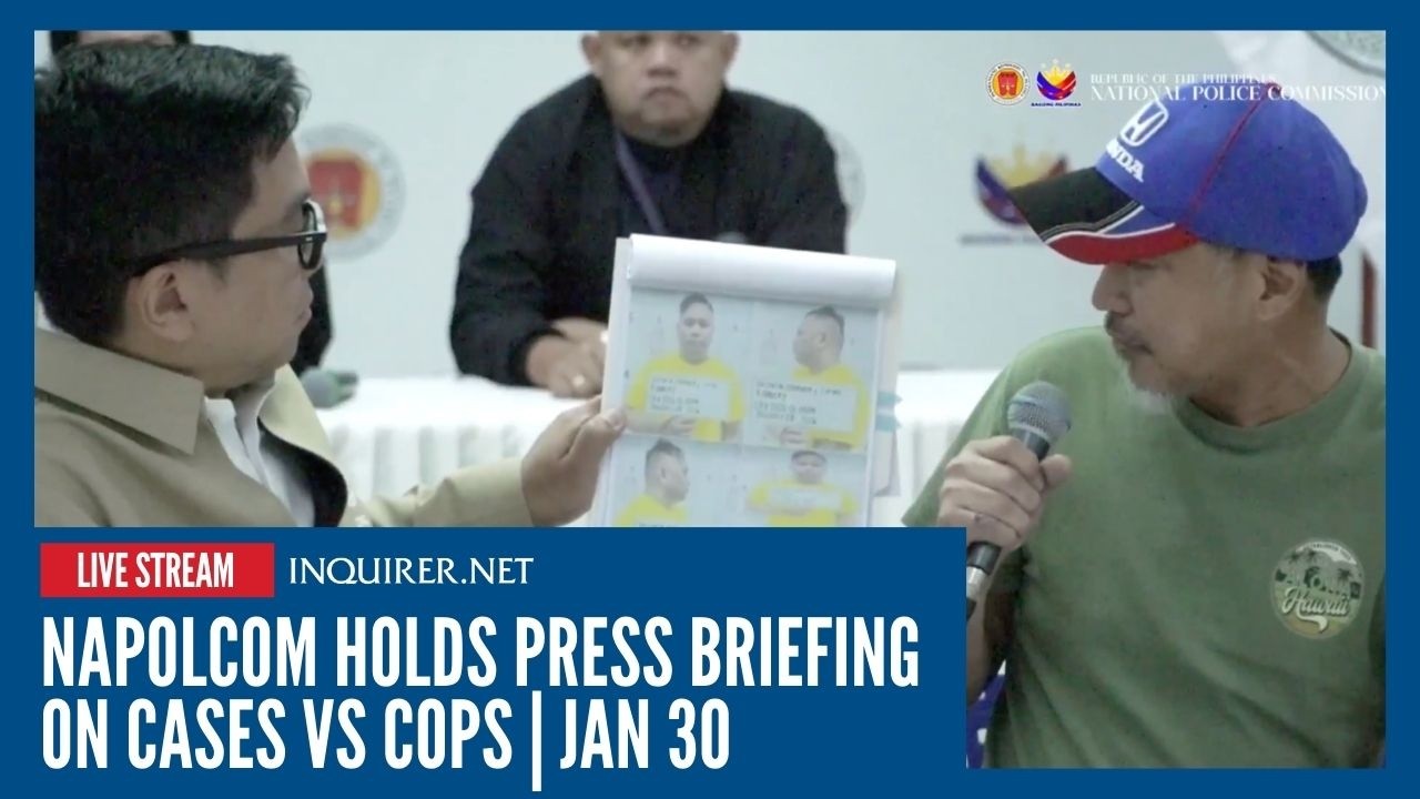 LIVE: Napolcom holds press briefing on cases vs cops | Jan 30