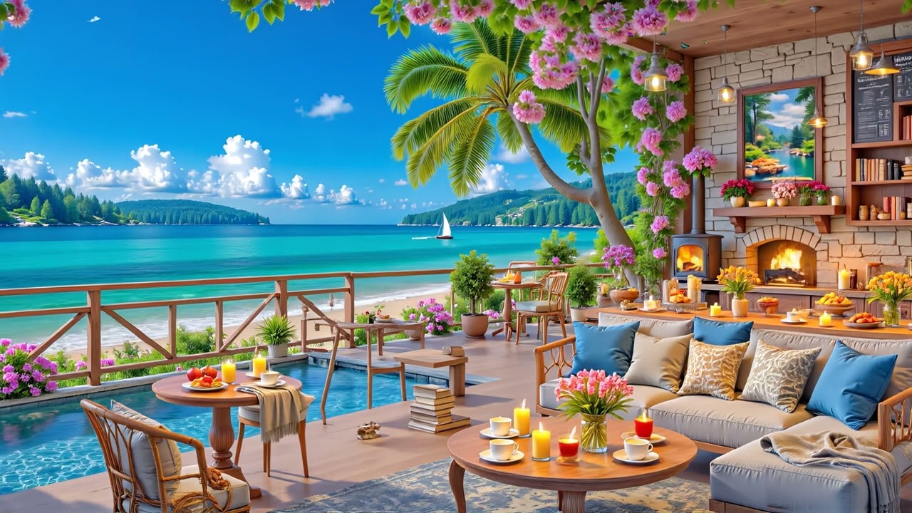 Gentle Spring Coffee Jazz Vibes ☕ Warm Spring Jazz Music Morning Tunes for Relaxation