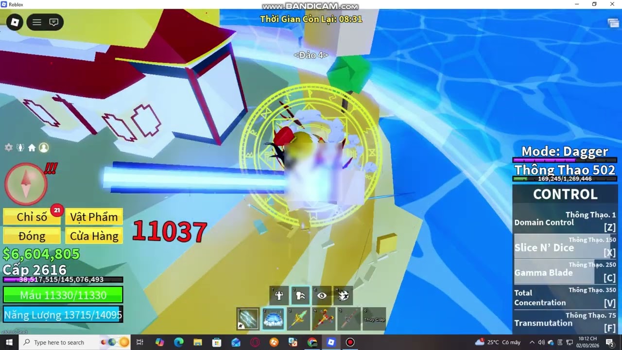 Blox Fruits raid buddha part 2 (Full Gameplay)