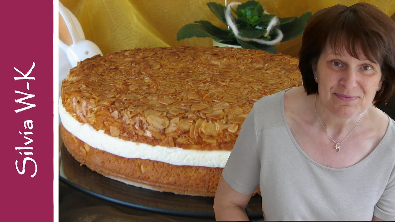 Bienenstich / Quark-Öl-Teig / mit köstlicher Vanillesahnecreme / Bienenstich schneiden