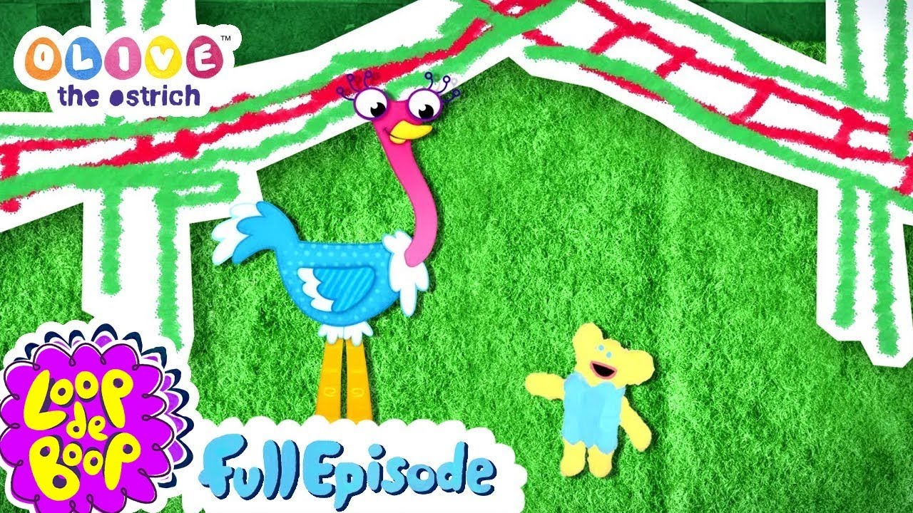 Olive the Ostrich |Olive at the Amusement Park | Kids Cartoons