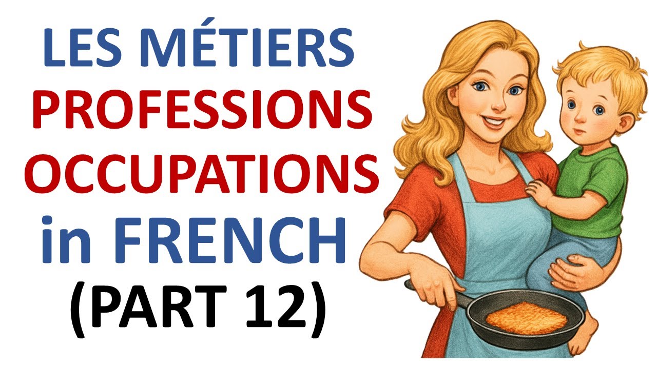 JOBS and PROFESSIONS in FRENCH PART 12 OCCUPATIONS Vocabulary Métiers français Profesiones francés