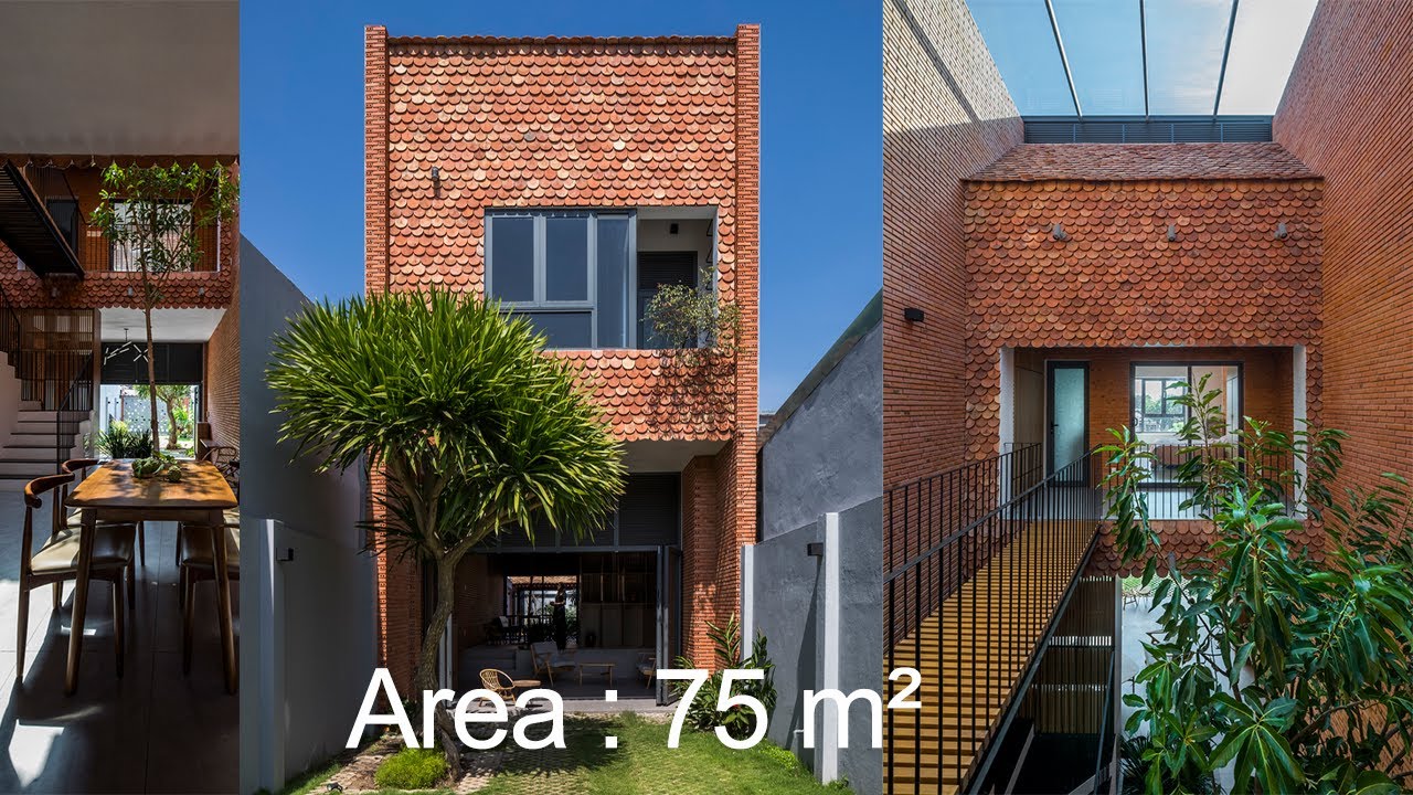 Brick 2Hien House (Area 75 m²) - Narrow House Design