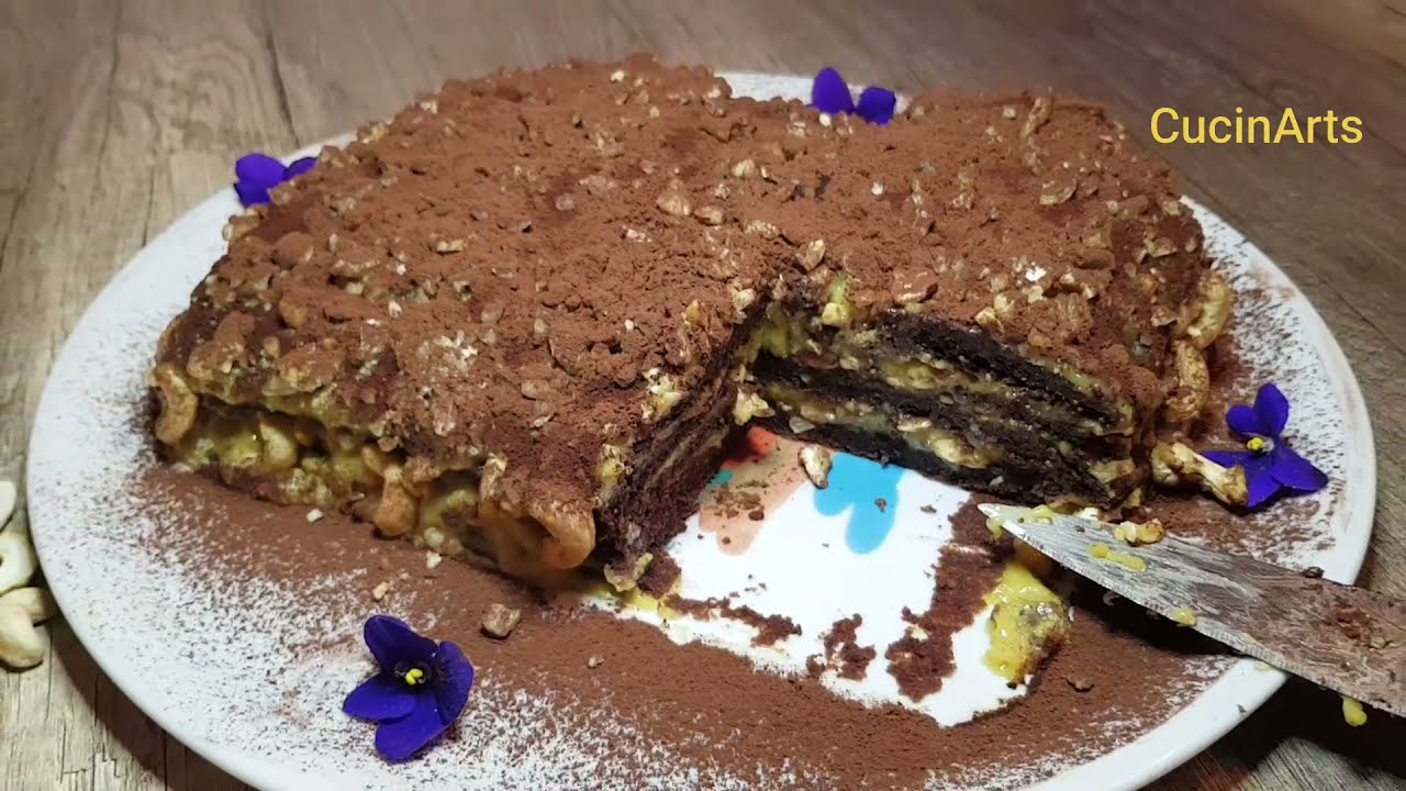 DOLCE AL CACAO vegano con anacardi -sano e semplice-