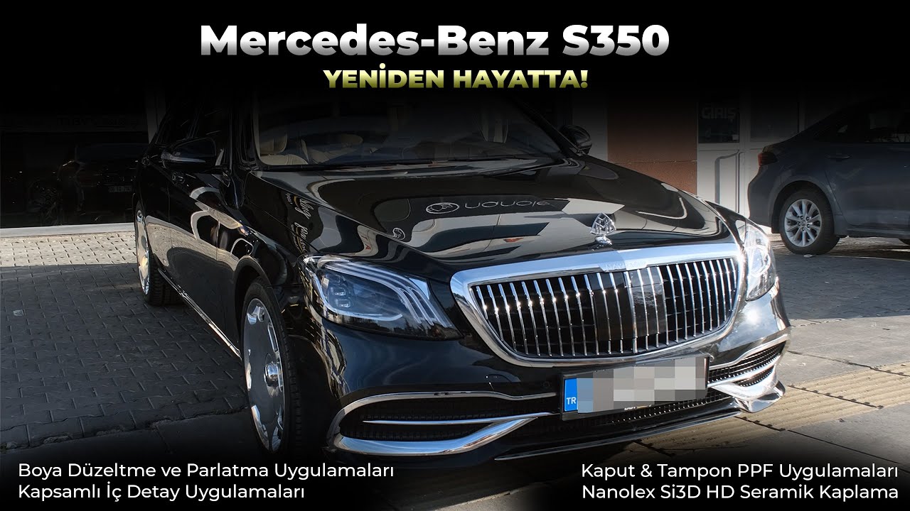 Mercedes S350'yi Sıfırladık - Polisaj İşlemleri, Detaylı İç Temizlik, PPF ve Seramik Kaplama