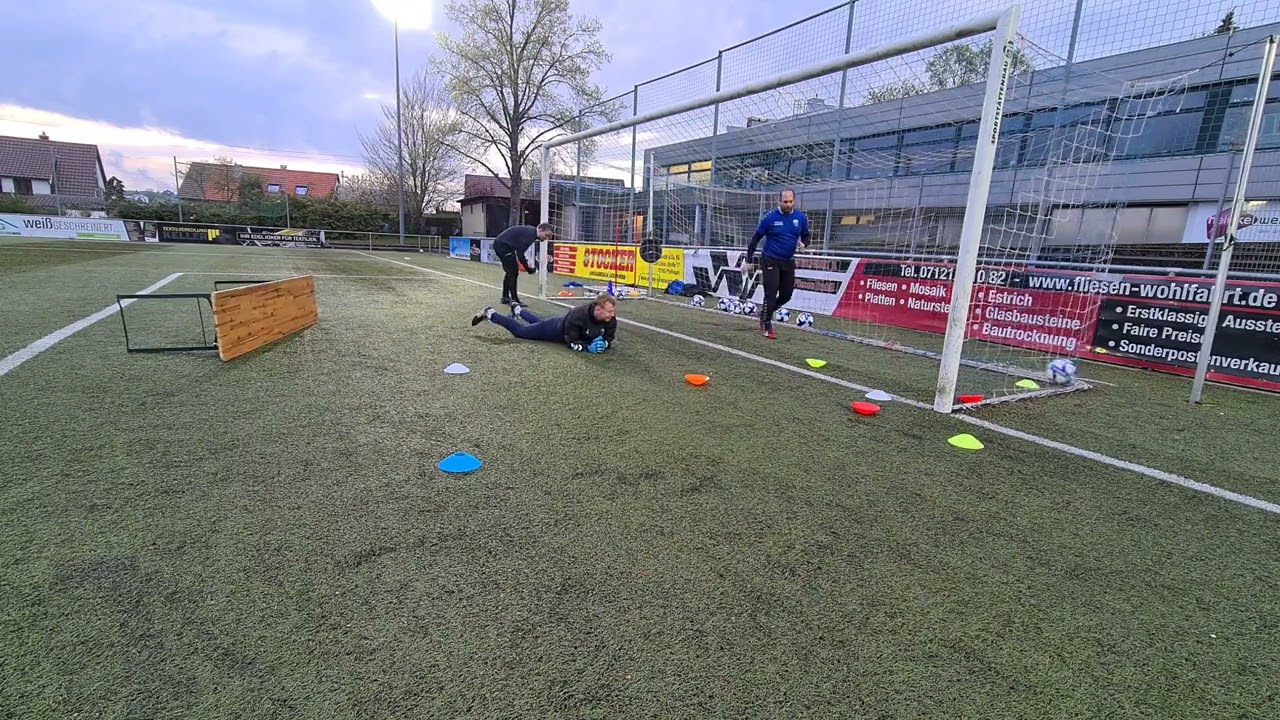 Goalkeeper Reaktions Training VfL Pfullingen U23 2023 #1
