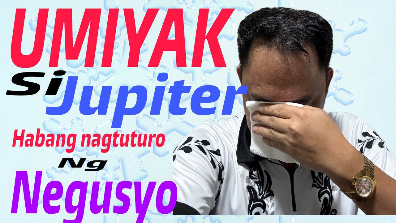 Umiyak habang nagtuturo ng negusyo