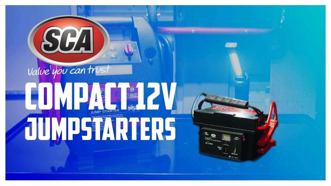 SCA Compact 12 volt Jump Starters // Supercheap Auto