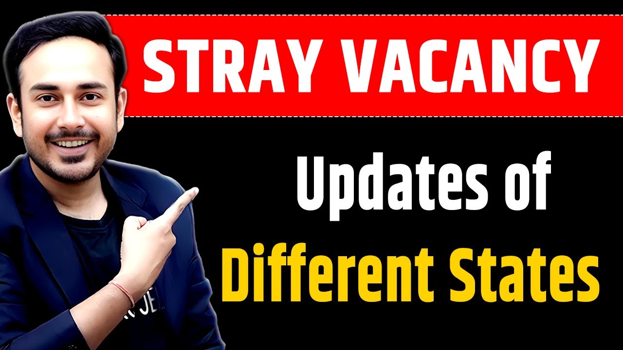 Stray Vacancy Round Updated of Different States | #neetcounselling2025 #mcc #statecounselling #mbbs