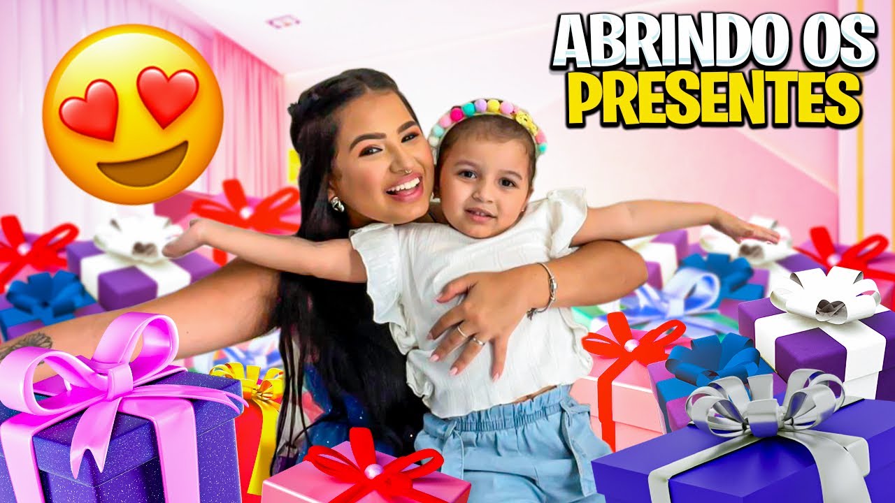 ABRINDO OS PRESENTES DO ANIVERSÁRIO DE ANALU 🎁