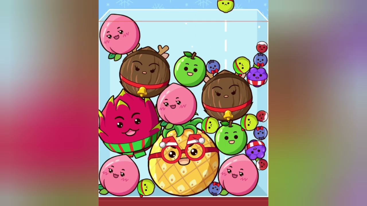 Watermelon Drop Merge 🍉 Mobile Gameplay #fruitmerge #fruitgame #fruitgames
