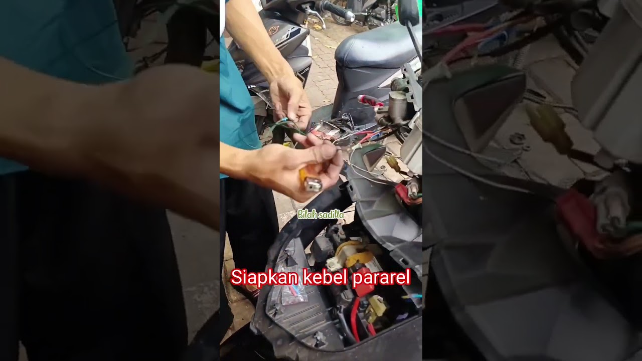 Cara Mematikan Lampu utama SOUL GT 125 Dan Senja pakai saklar On/Of Mio Atau NMAX