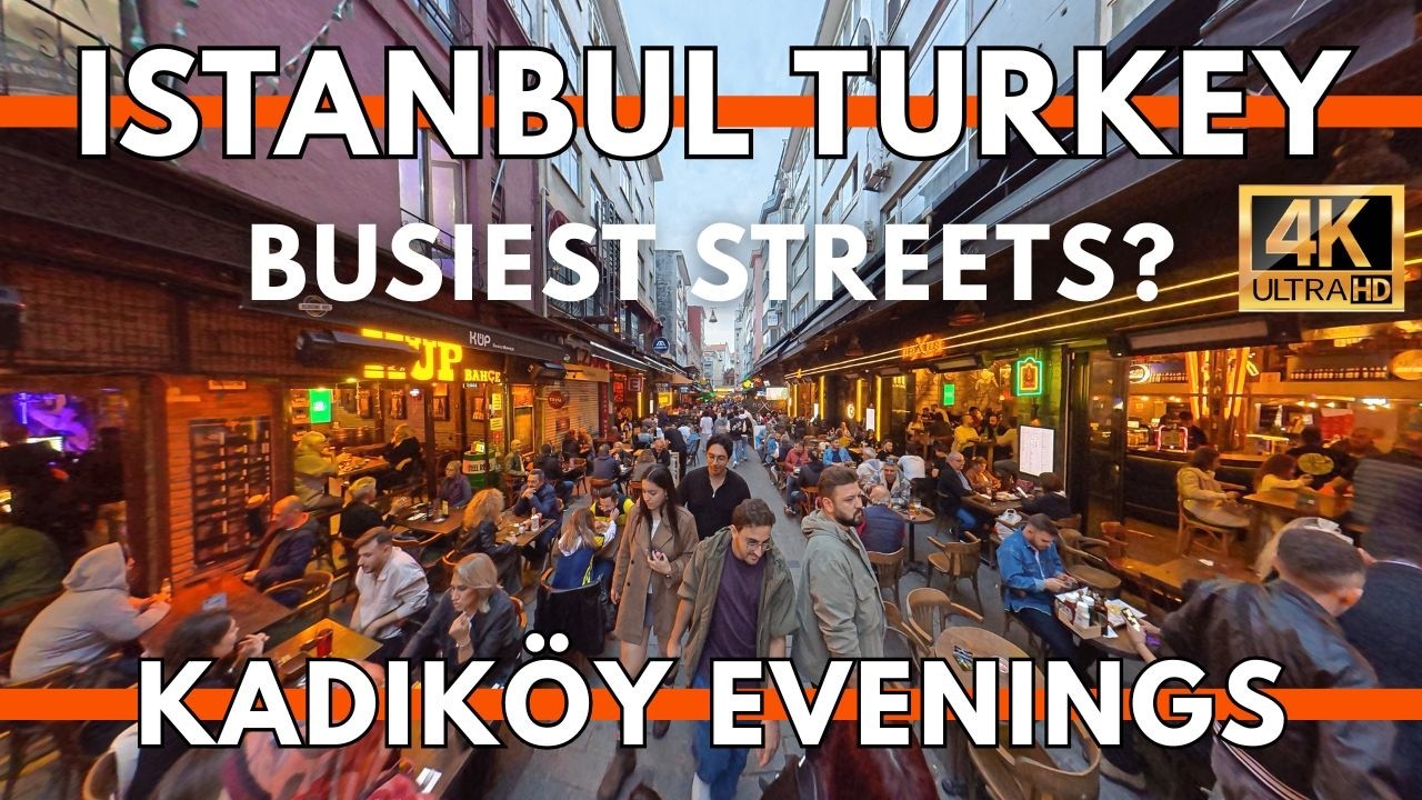 Istanbul Turkey 2025 &ndash; 4K Kadık&ouml;y Evening Walk | Istanbul&rsquo;s Liveliest Streets?