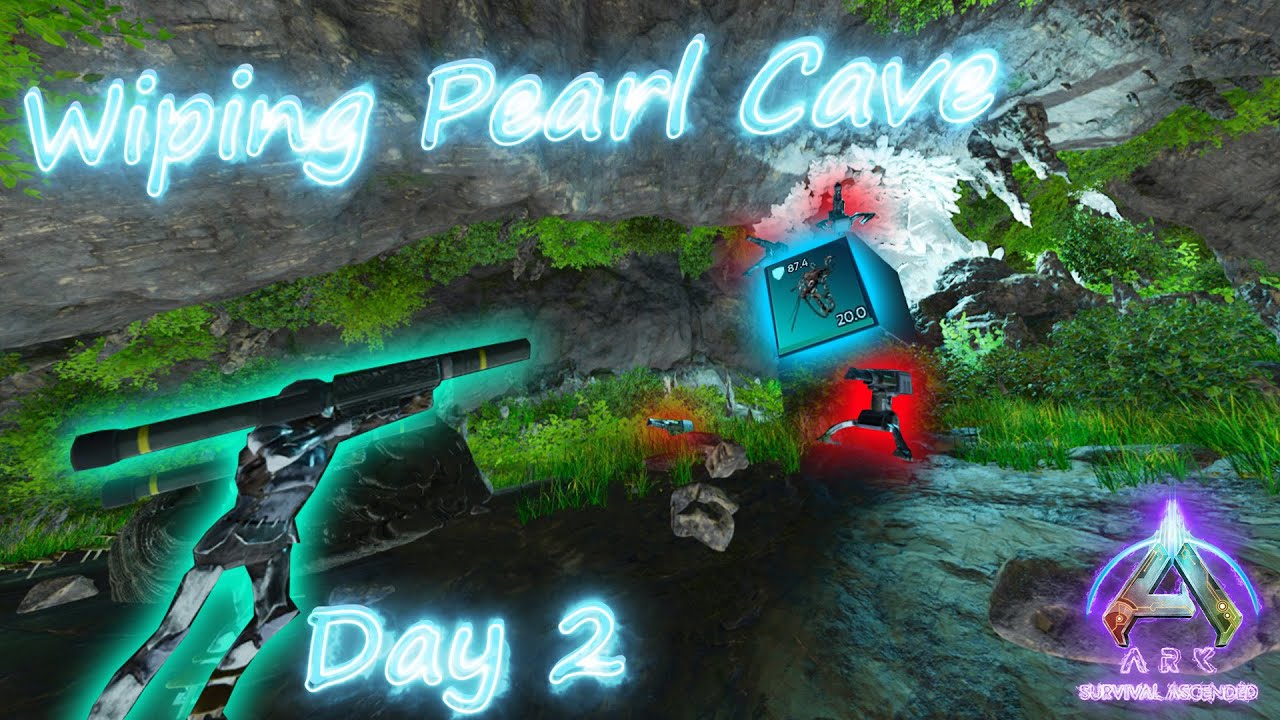 How We Wiped An Pearl Cave On ASA + Big Base Upgrades... Day 2 | Ark Ascended Small Tribes