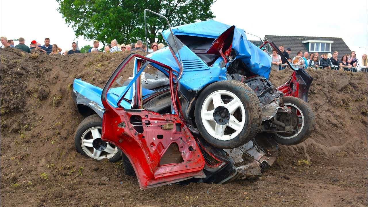Decade of Destruction: The Wildest Banger Racing Crashes!