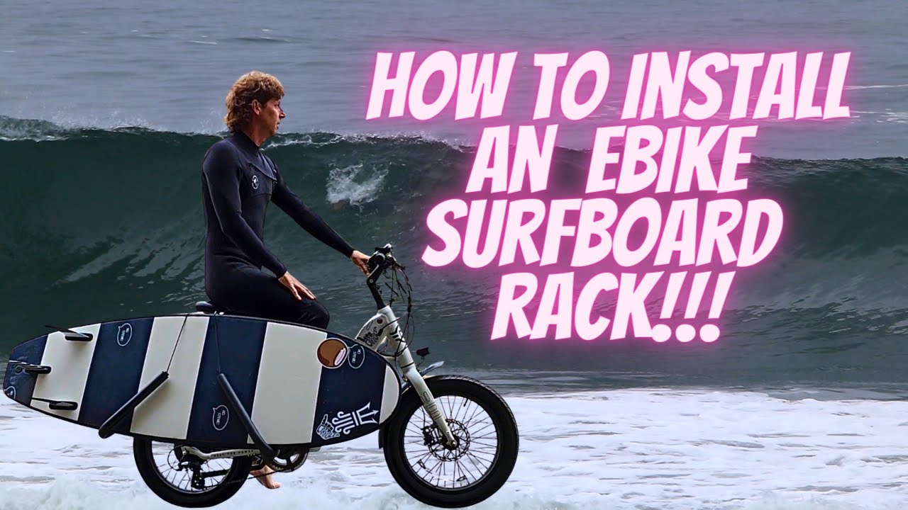 How To INSTALL a Bike Surf Rack! Your DREAM Surf Cruiser!