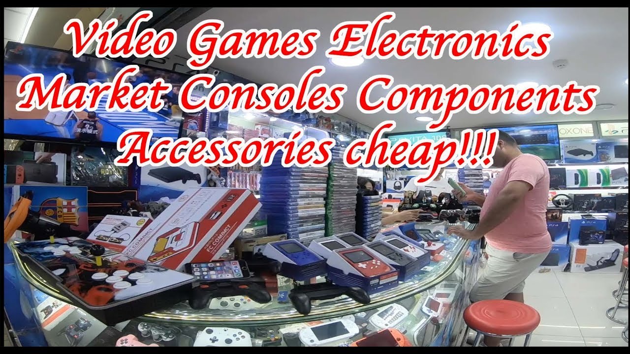 Video games electronics market china Guangzhou. Console, Components, accessories, and more.
