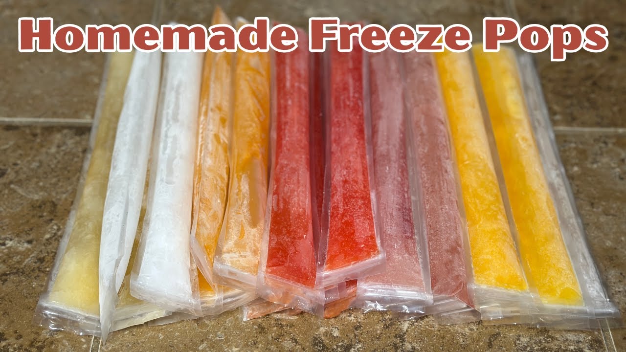 Homemade Freeze Pops: Quick and Easy Frozen Treats!