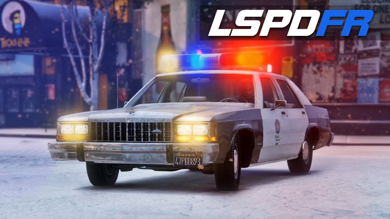 LSPDFR SP E64 - Snow Patrol (1987 Ford LTD Crown Vic)