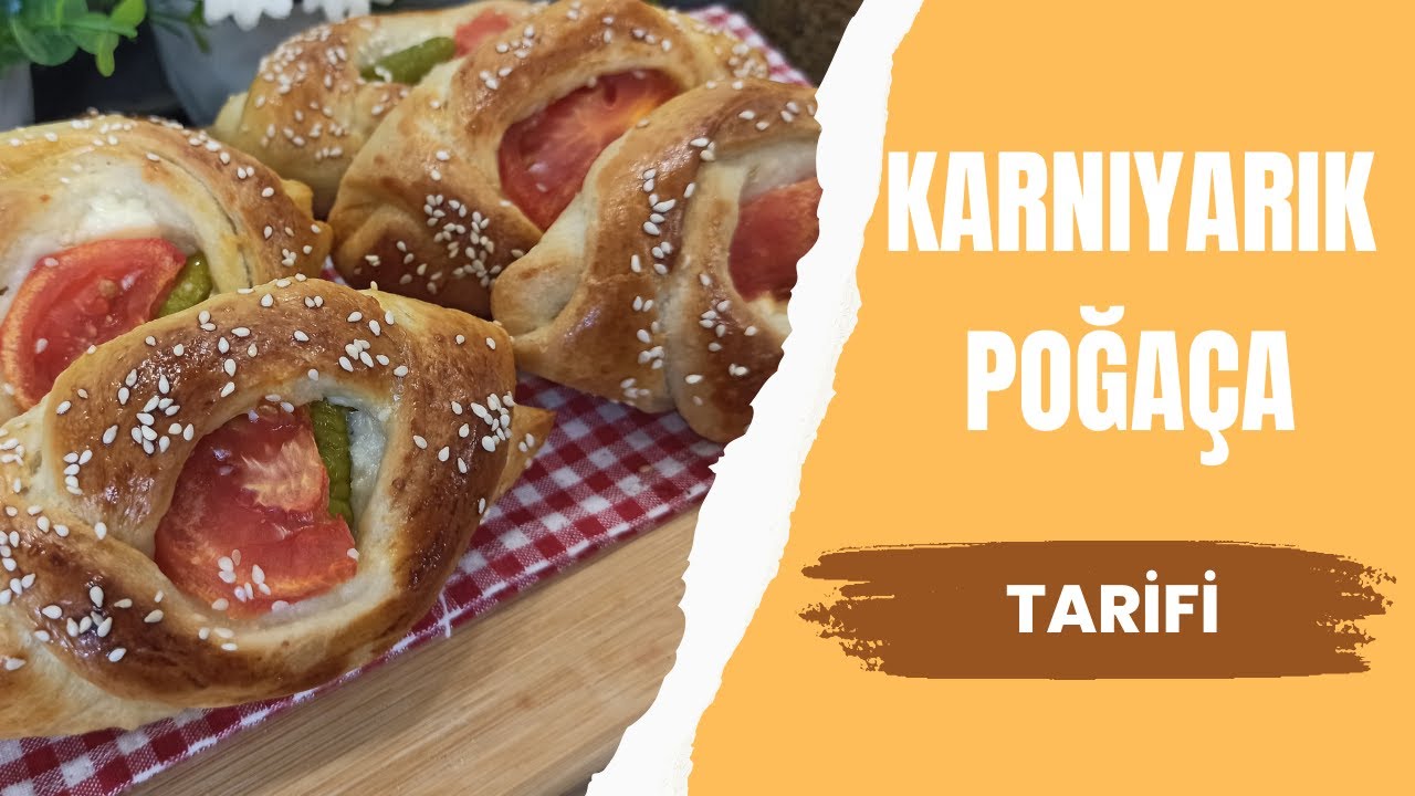 Karnıyarık Poğaça Nasıl Yapılır? Pamuk Gibi Yumuşacık Karnıyarık Poğaça Tarifi