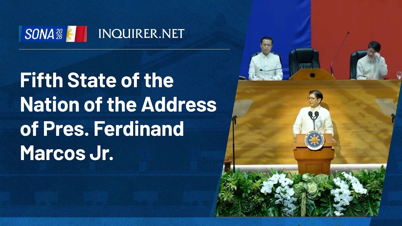 FULL VIDEO: Pres. Ferdinand Marcos Jr.'s fifth State of the Nation Address