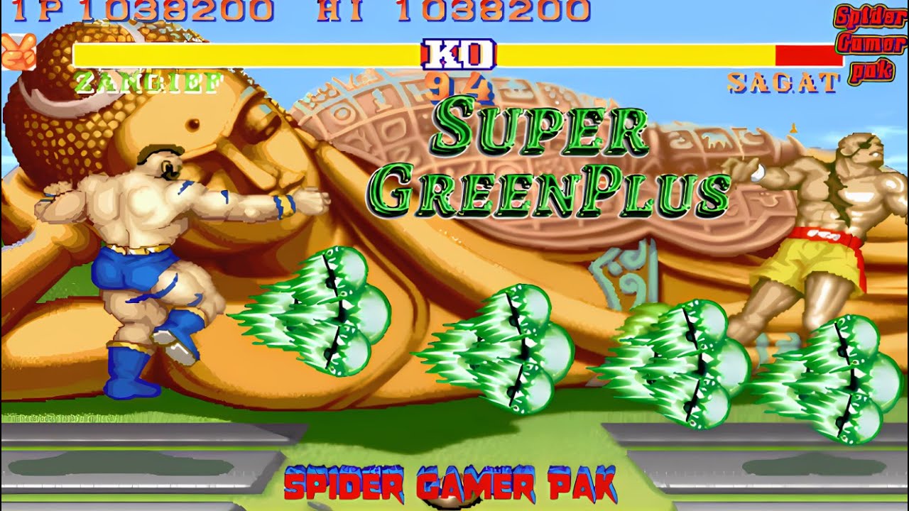 Street Fighter 2 - Super Green Plus Edition - Zangief Playthrough
