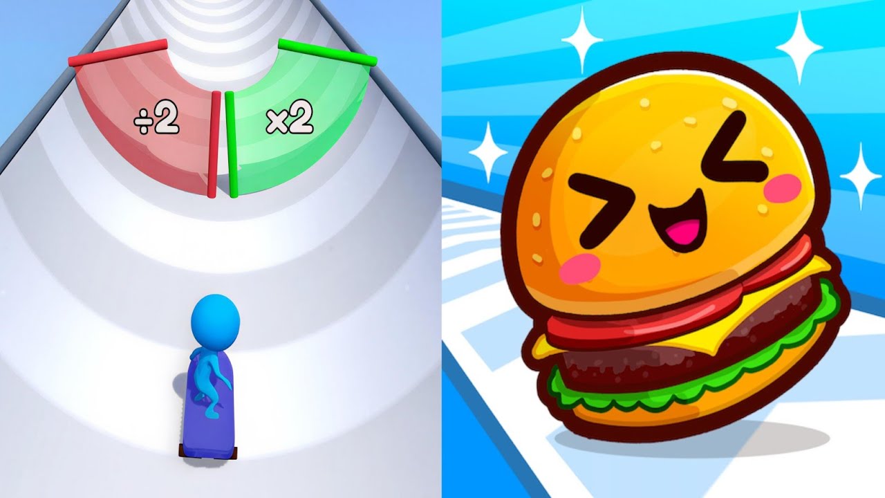 Skate Master VS Food Run - New Update - Max Level Challenge