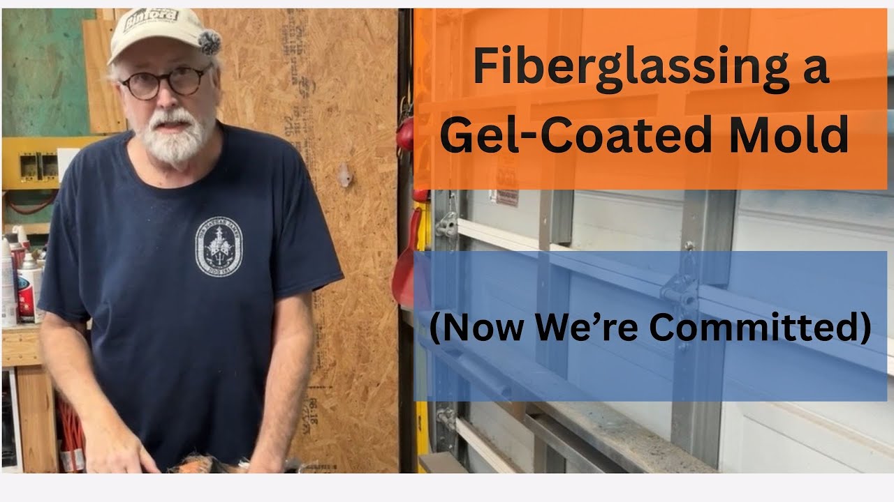 Glassing the gel coated mold